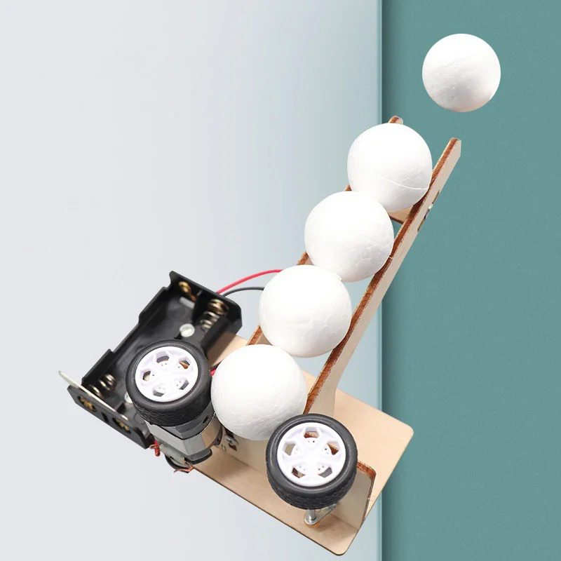 Science Project Diy - Electric Ball Pitching Machine Kits DIY