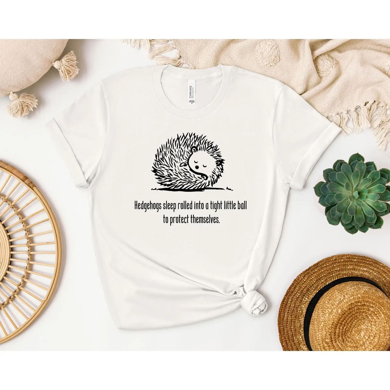 Science Nature - Hedgehog Fact T Shirt Cute Ball