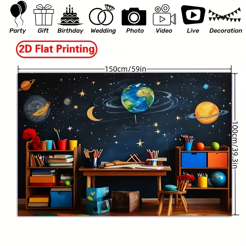 Astronomy Classroom Mural Canv - Science Nursery review and price