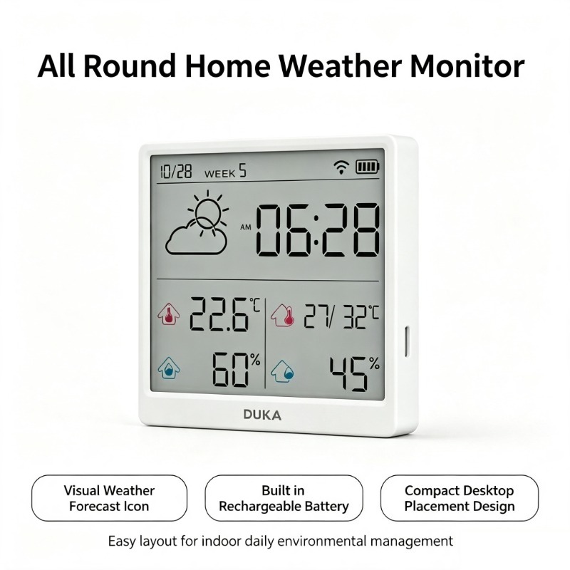 DUKA TH3 Wifi Smart Temperatur - Weather Station Indoor review and price