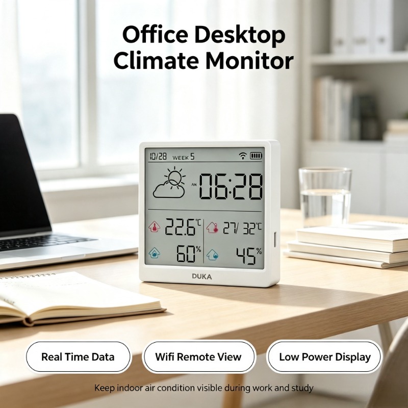 DUKA TH3 Wifi Smart Temperatur - Weather Station Indoor review and price