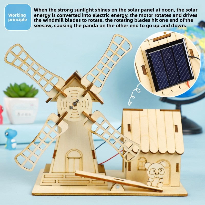 Solar windmill houses, childre - Science Max review and price