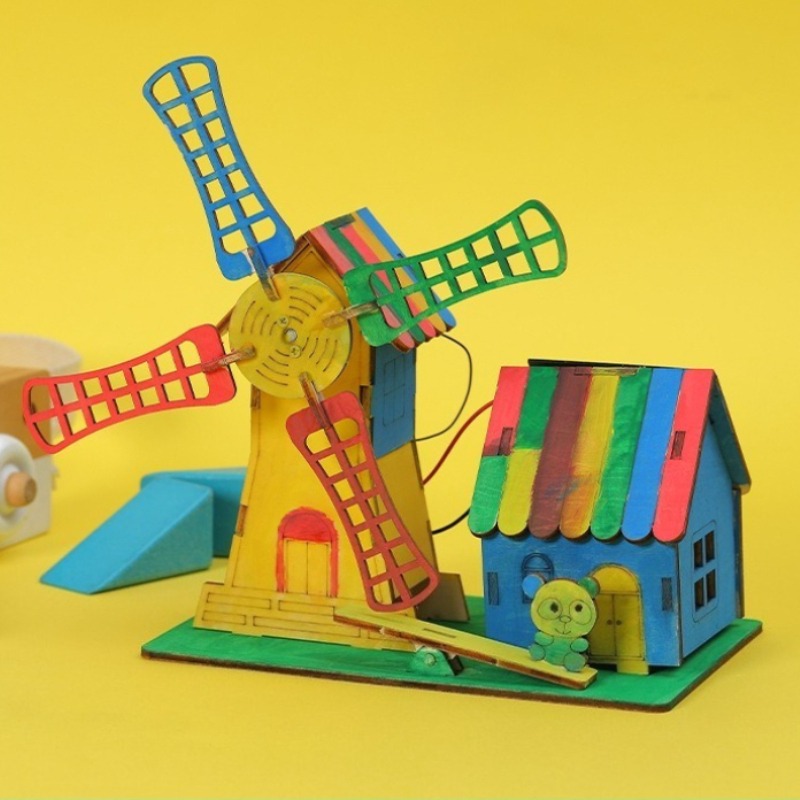 Solar windmill houses, childre - Science Max review and price