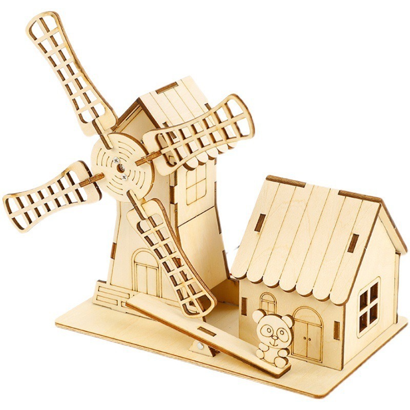 Solar windmill houses, childre - Science Max review and price