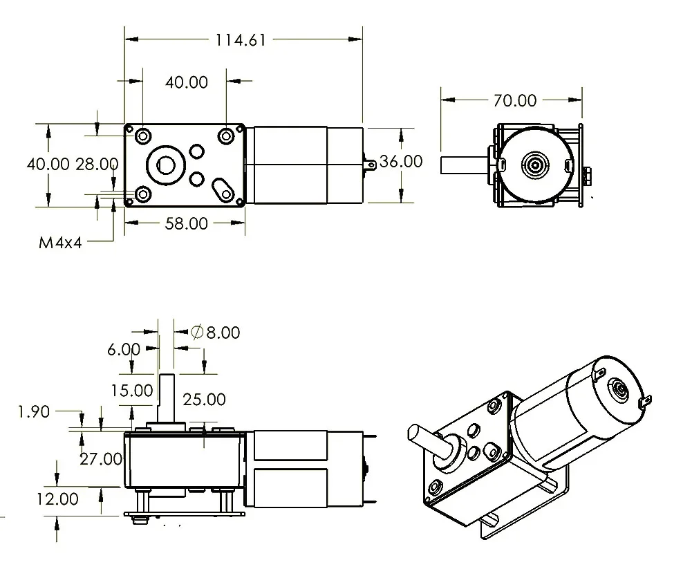 ASMC-LQ ASME-SQ 60/70/120KG Wo - Robot Arm Motor review and price
