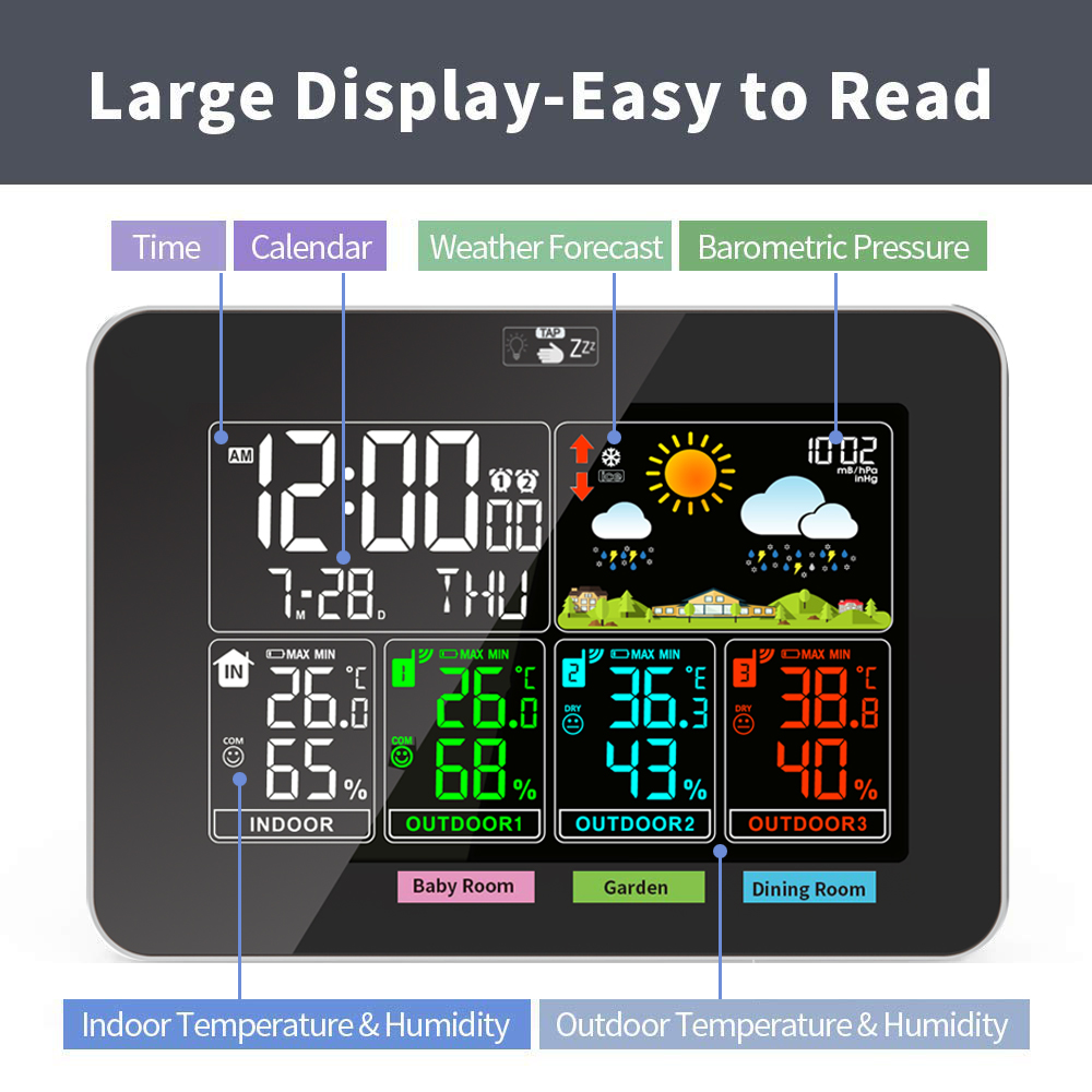 Weather Stations Wireless Indo - Weather Station Indoor review and price