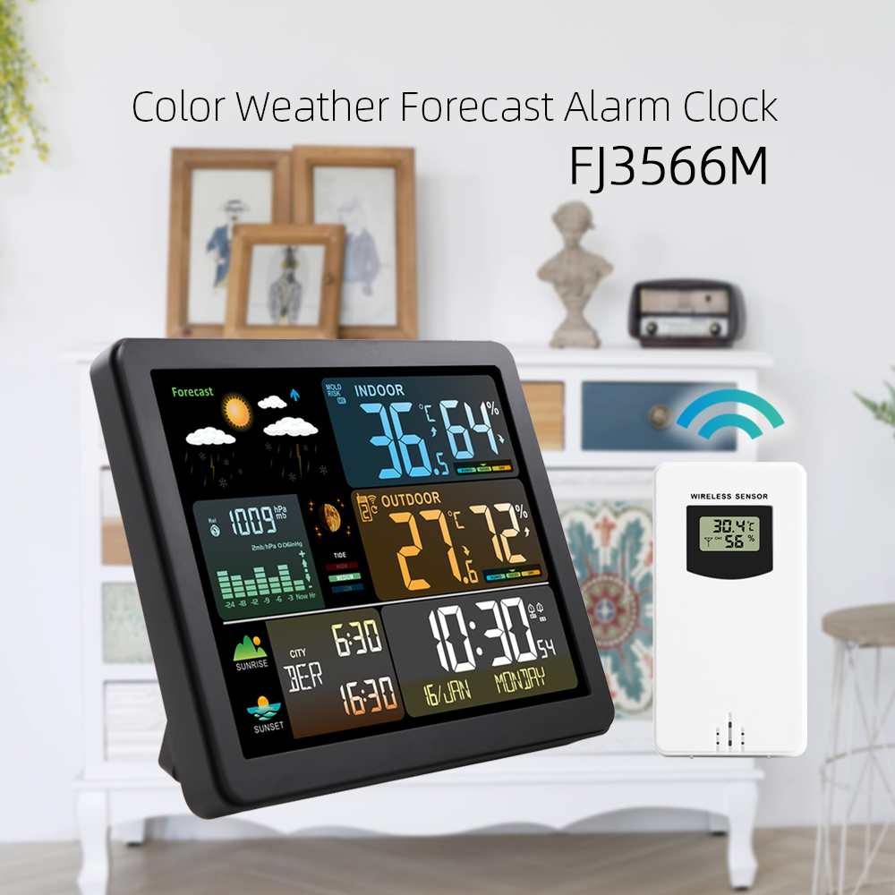 Multifunctional Large Color Sc - Weather Station Indoor review and price