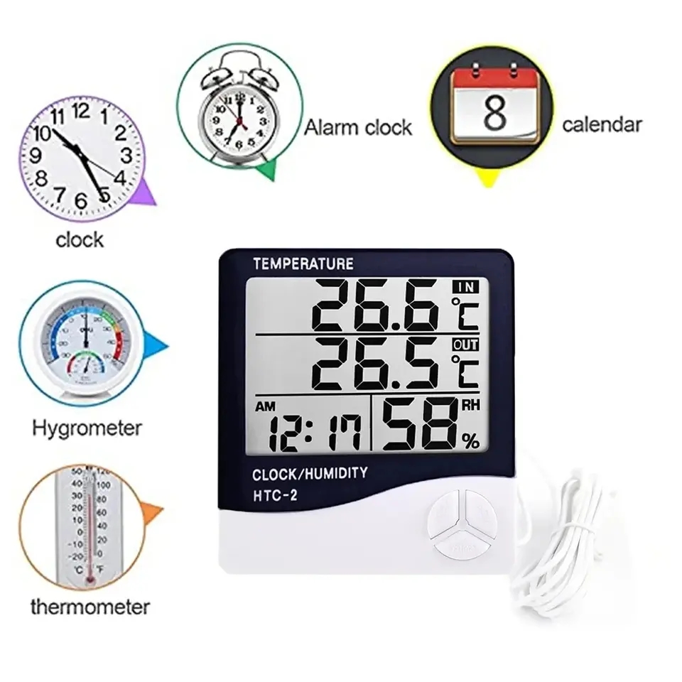 Indoor LCD Digital Thermometer - Weather Station Indoor review and price