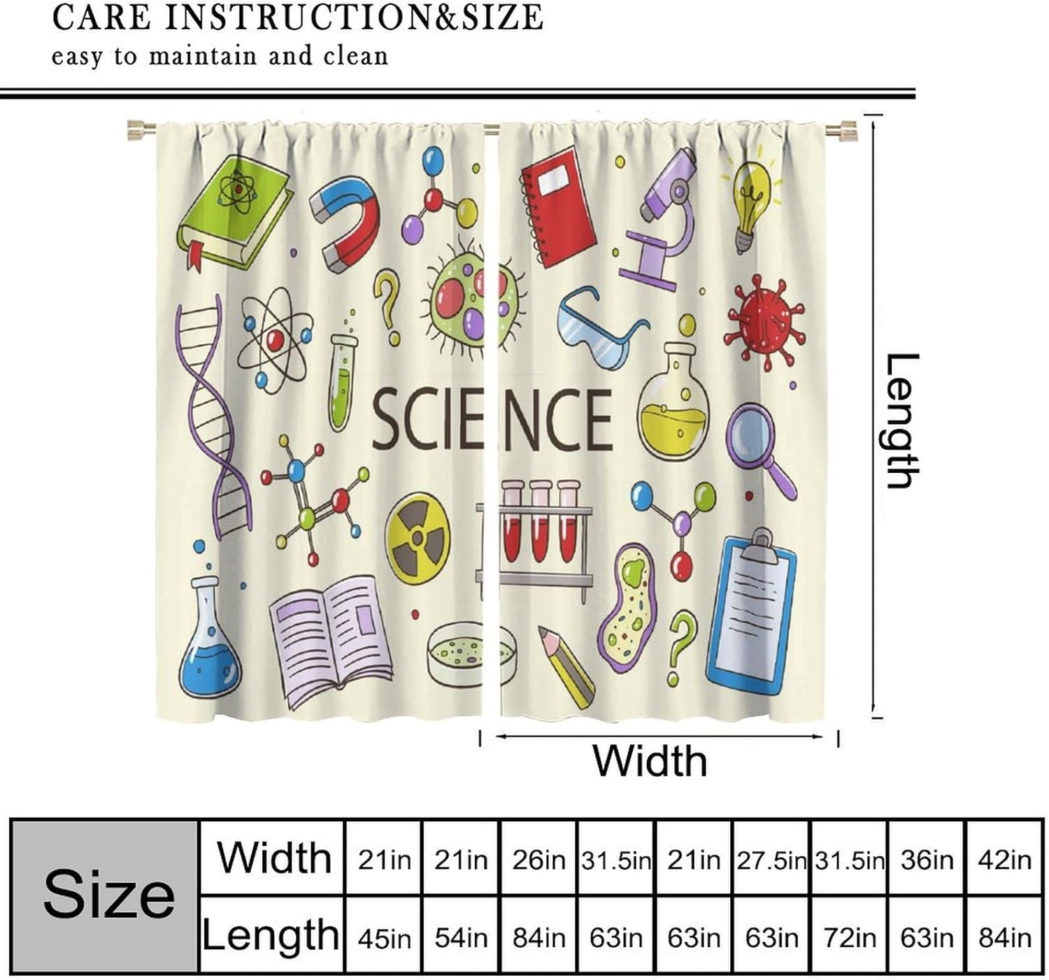 Science Curtain Educational ST - Science Nursery review and price