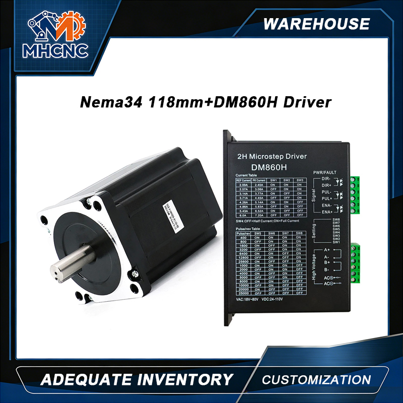 MHCNC Nema34 118mm 8.5Nm Open  - Robot Arm Motor review and price