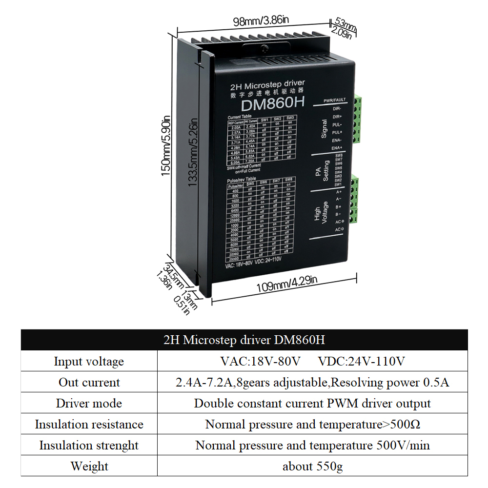 MHCNC Nema34 118mm 8.5Nm Open  - Robot Arm Motor review and price