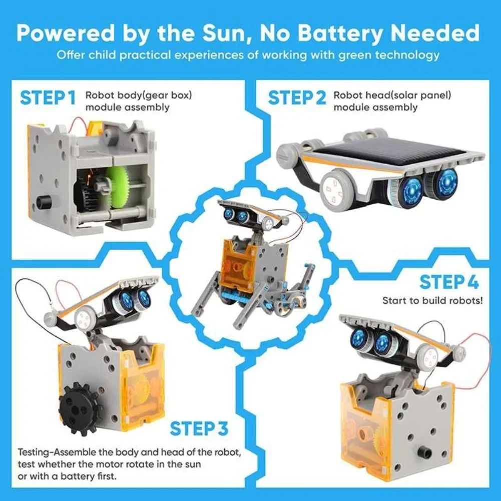13 in 1 Solar Powered Robot Sc - Science Project Diy review and price