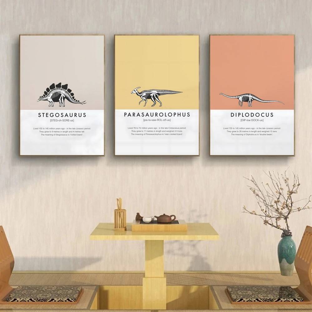 Dinosaur Skeleton Poster Dino  - Science Nursery review and price