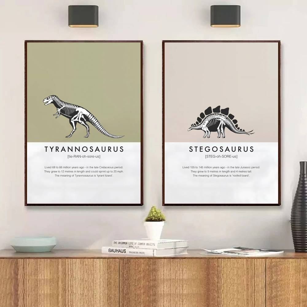 Dinosaur Skeleton Poster Dino  - Science Nursery review and price