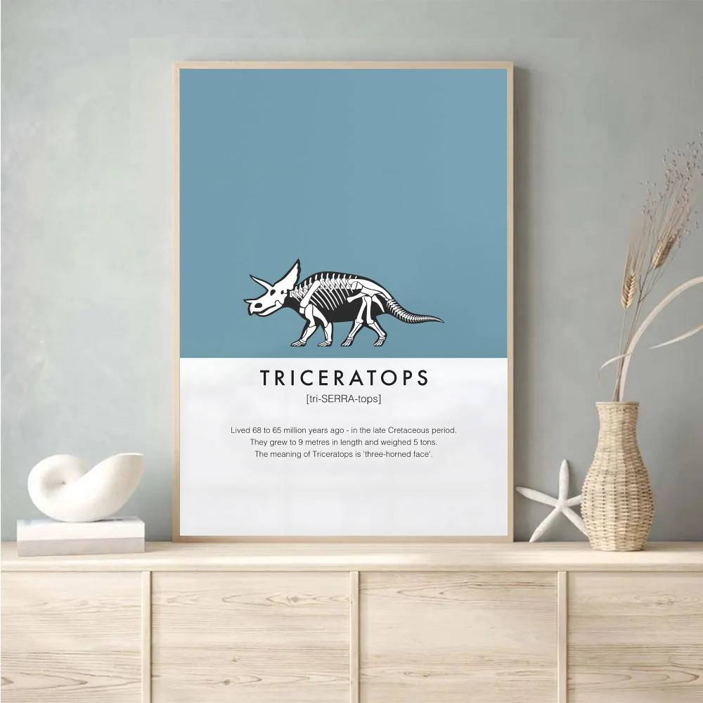 Dinosaur Skeleton Poster Dino  - Science Nursery review and price